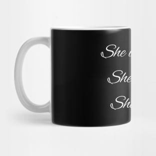 She Is Strong She Is Bold She Is Fab Mug